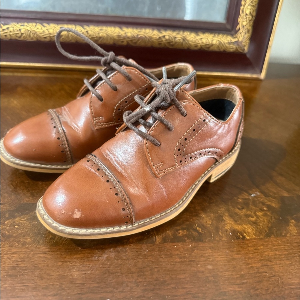 Classic Brown Leather Men's Dress Shoes